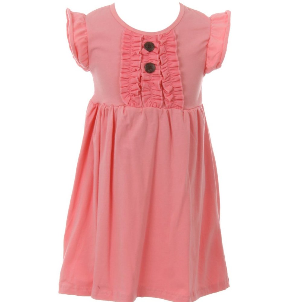 Little Girl Kids Toddler Short Sleeve Party Easter Summer Flower Girl Dress